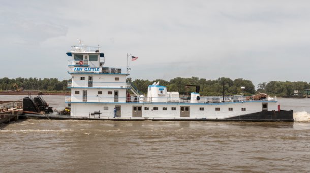 Photograph of the M/V Amy Gattle pushboat