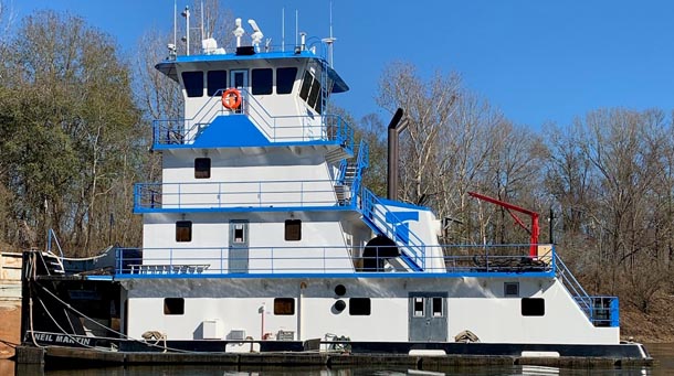 Photograph of the M/V Neil Martin pushboat
