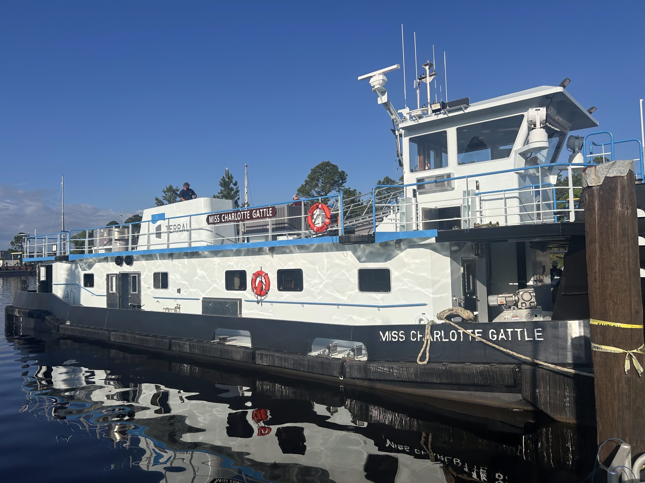 Photograph of the Charlotte Gattle pushboat